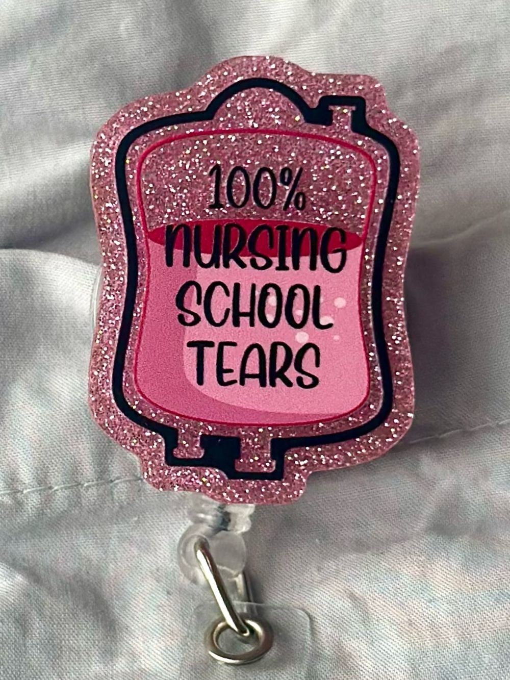 nursing school badge reel
